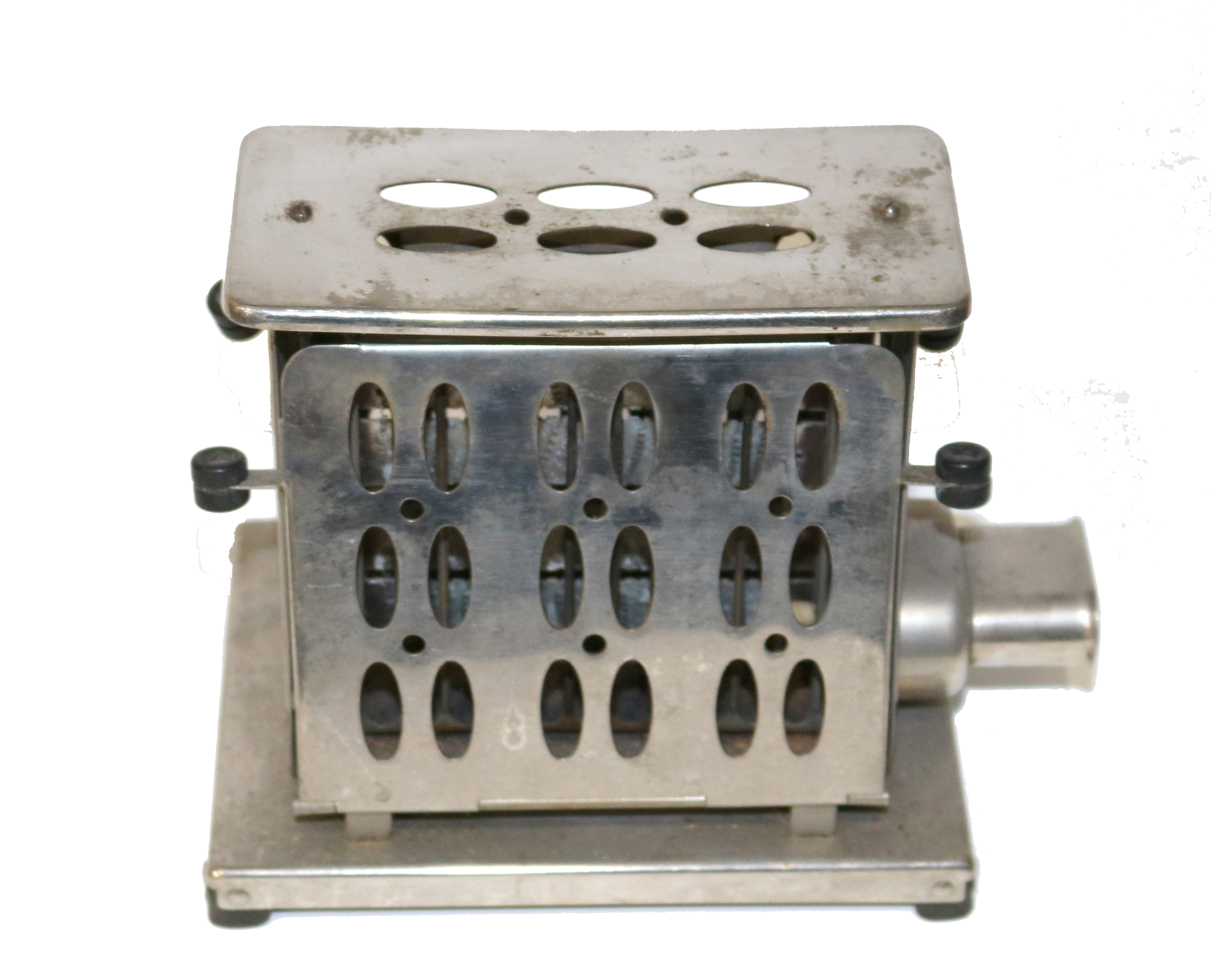 Toaster bzw.original Brotröster "AEG" um 1939 aus der BRD (über 30 verschiedene DEKO-Toaster)